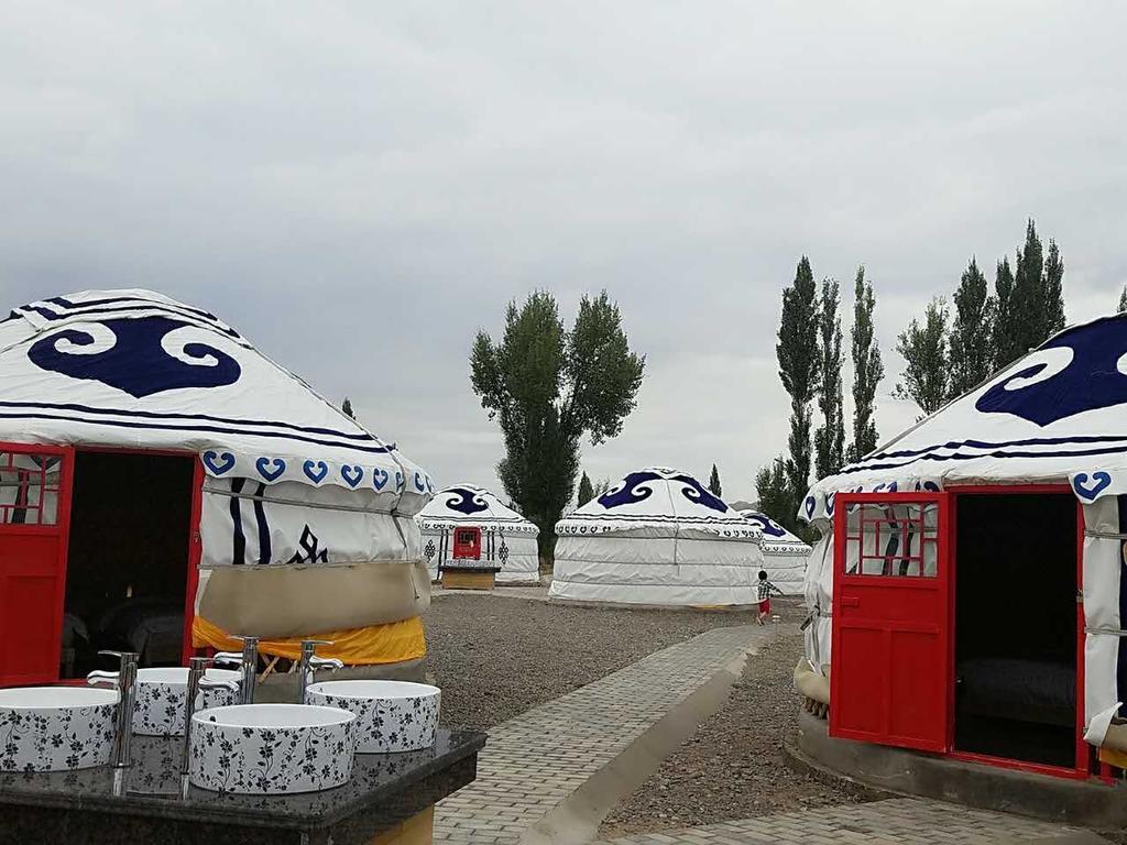 Kaoshan Tent Zhangye Exterior foto